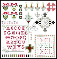 CH0272 - Blackwork Christmas - 4.00 GBP